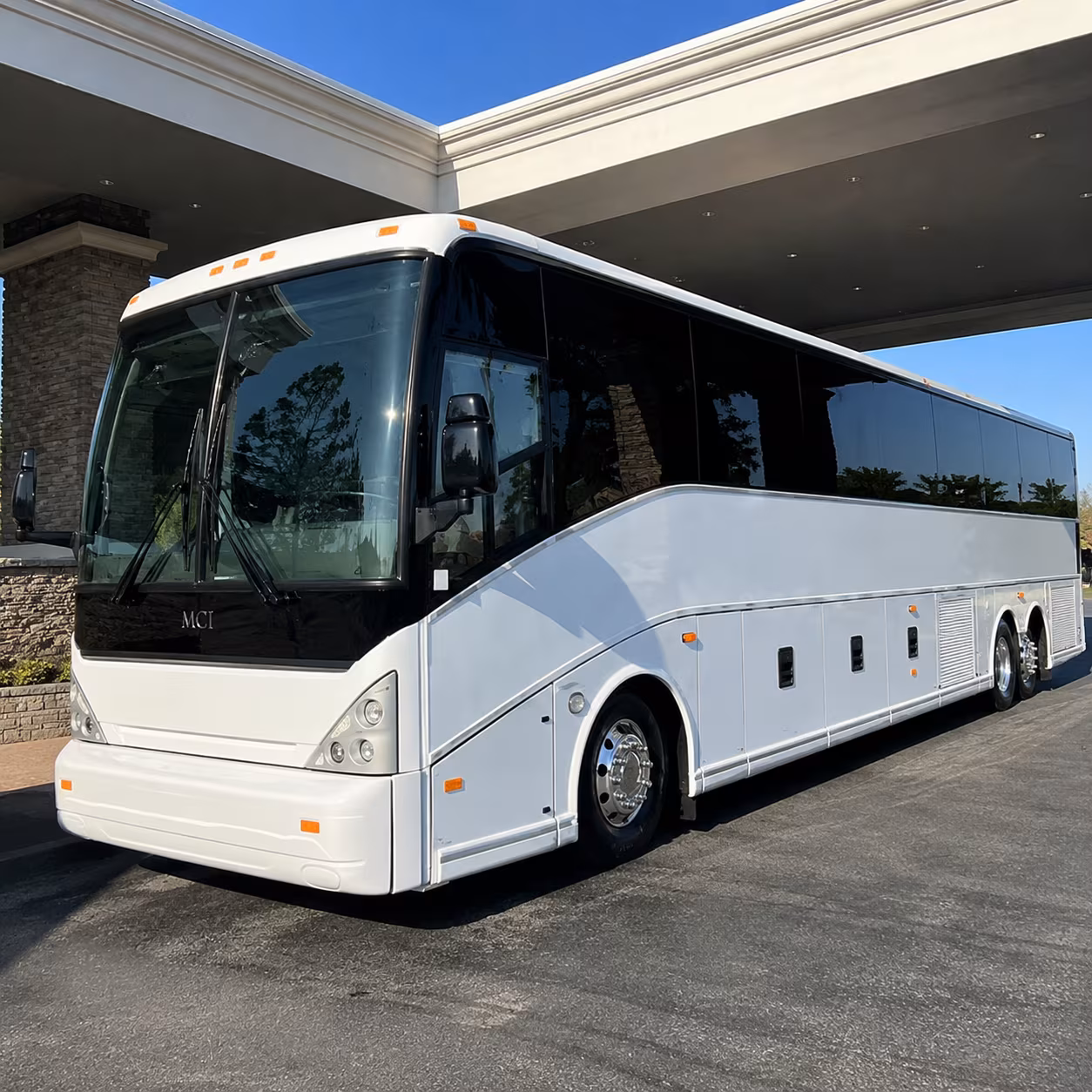 charter buses for renton wedding guest shuttles between hotels and venues