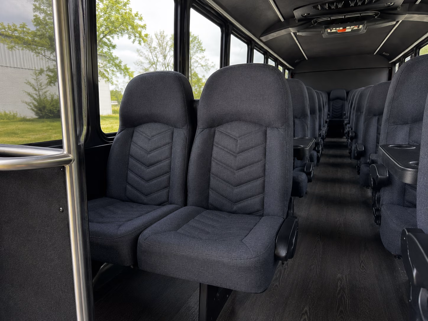 renton 18 passenger minibus interior