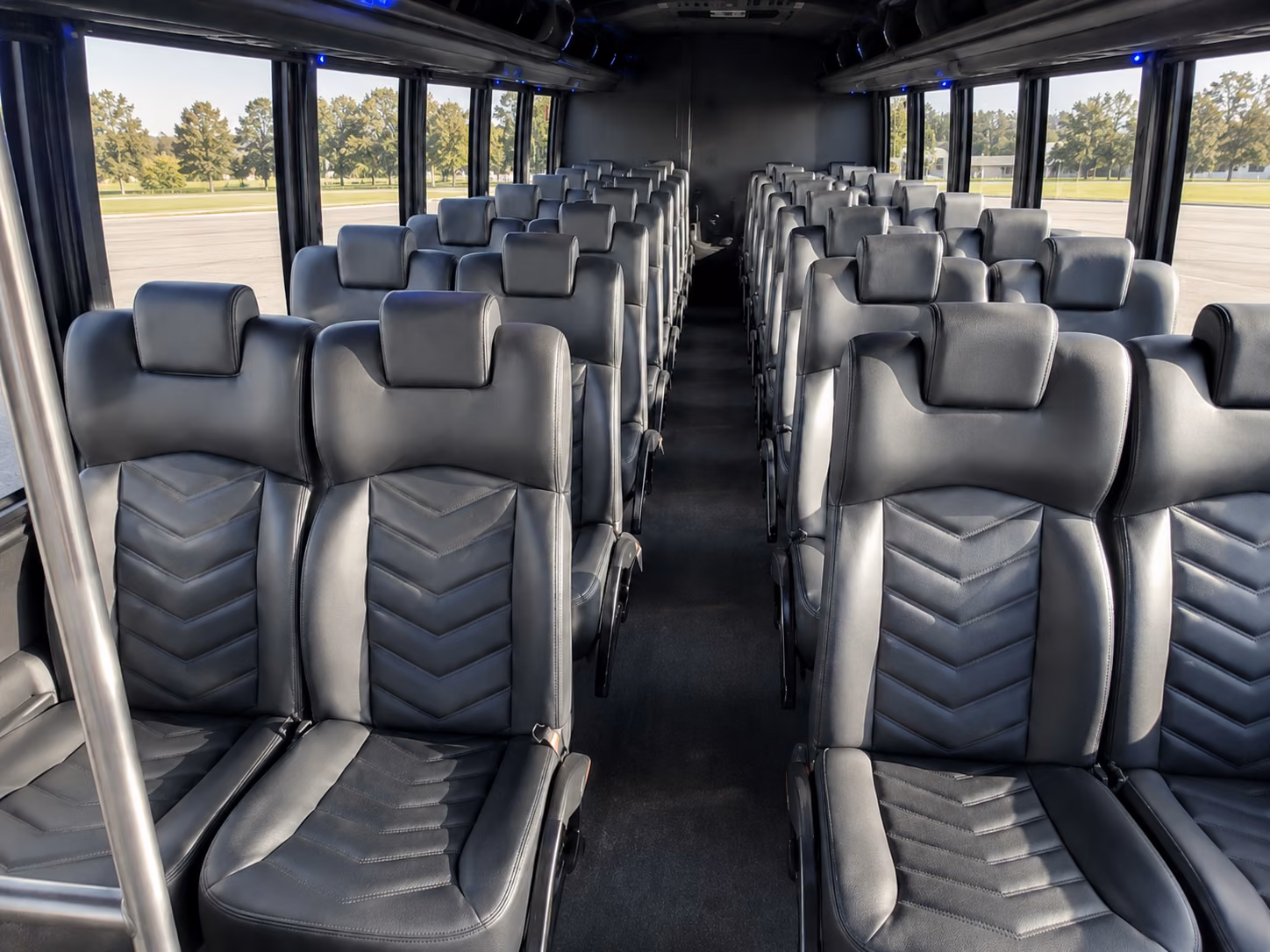 renton 20 passenger minibus inside