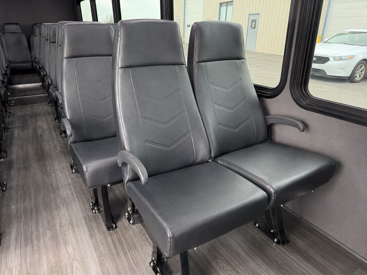 renton 20 passenger minibus interior