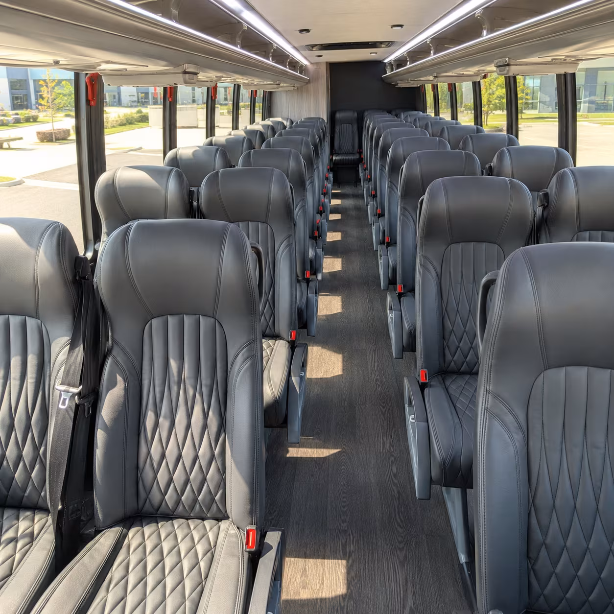 renton 25 passenger minibus interior