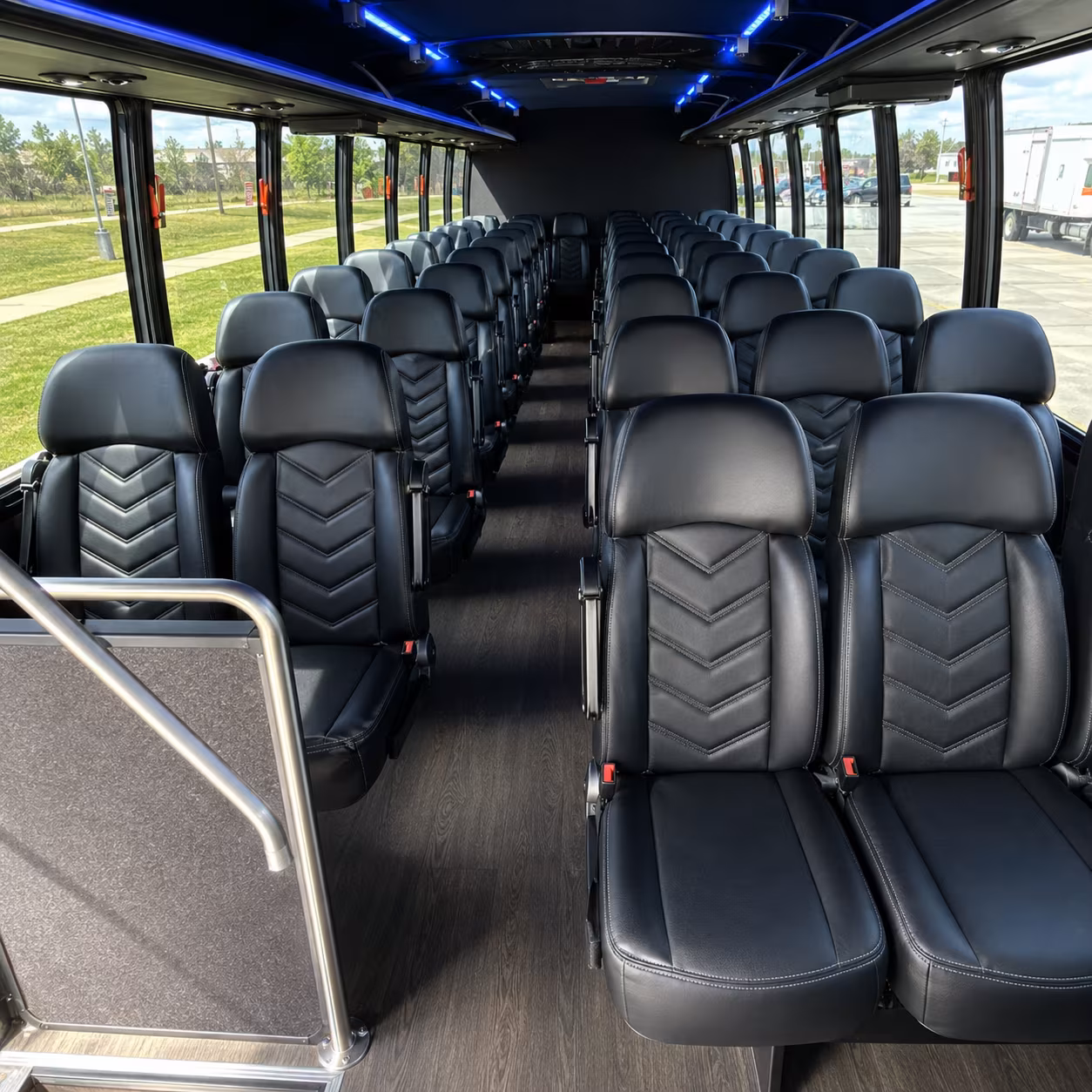 renton 28 passenger minibus inside