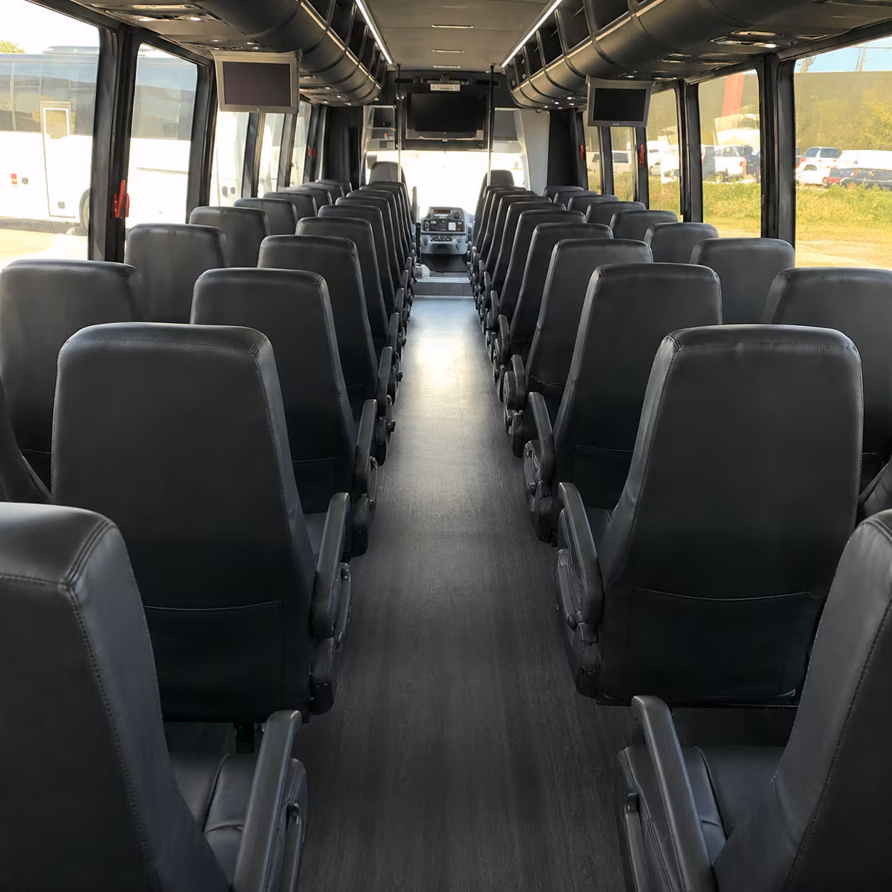 renton 28 passenger minibus interior
