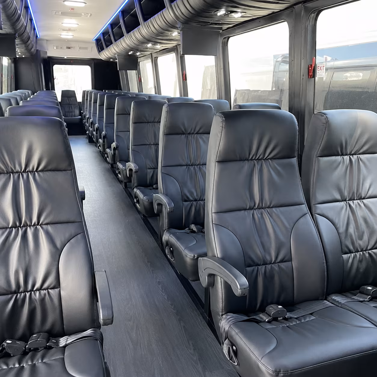 renton 30 passenger minibus interior