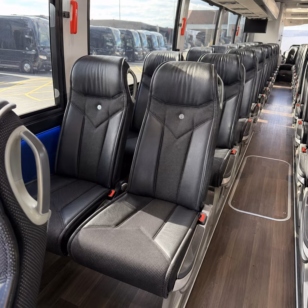 renton 40 passenger charter bus interior