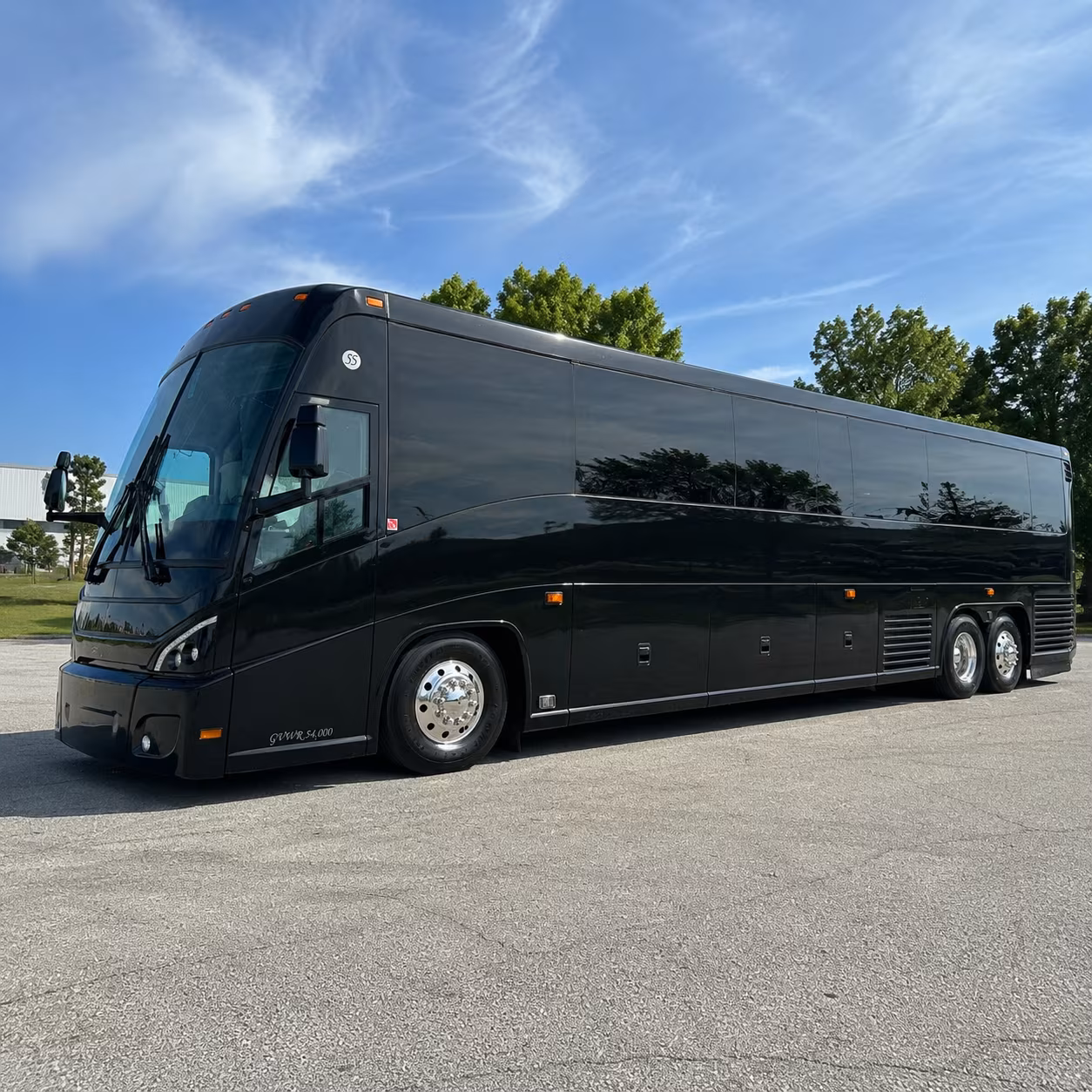 renton 47 passenger charter bus