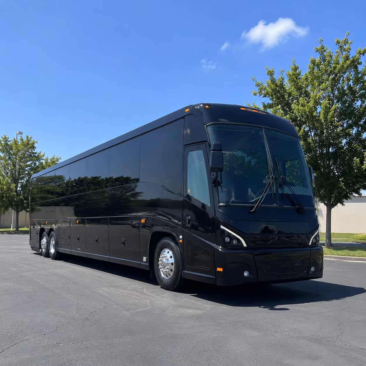 renton 56 passenger charter bus