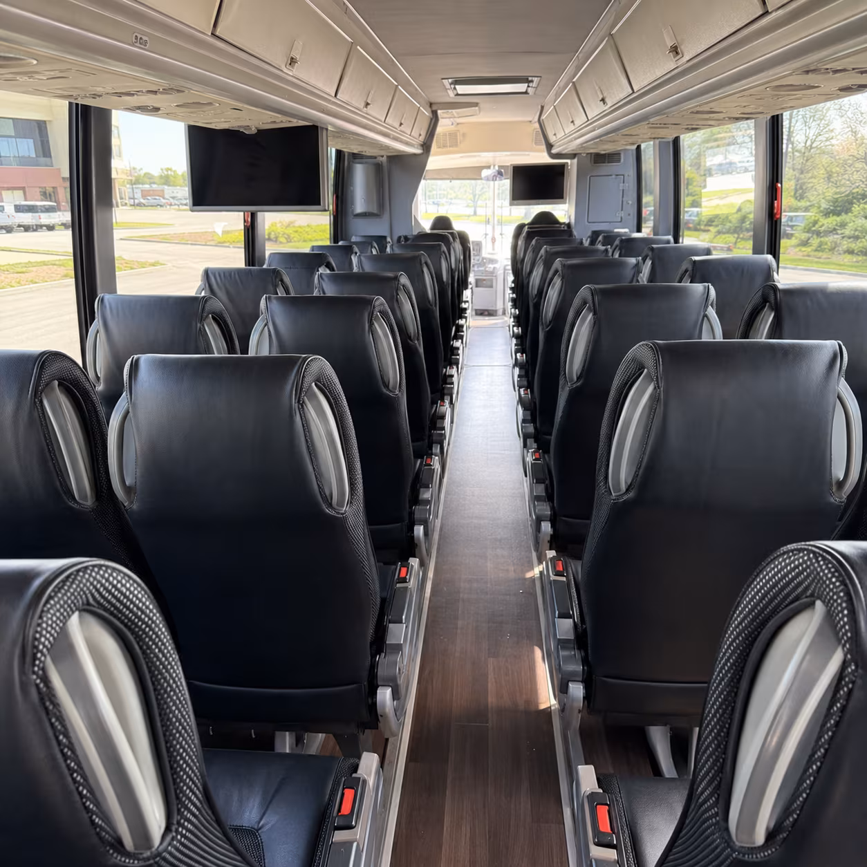 renton charter bus inside