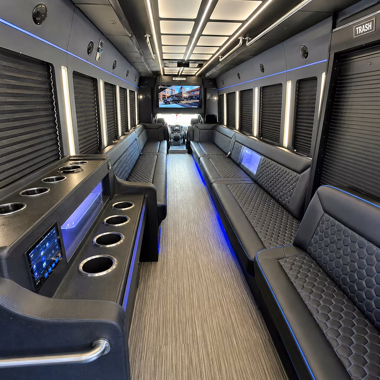 renton sporting event party bus rental